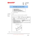 Sharp AL-1622 (serv.man34) Technical Bulletin