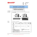Sharp AL-1622 (serv.man49) Technical Bulletin