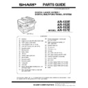 Sharp AR-122E (serv.man24) Parts Guide