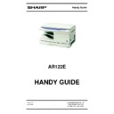 Sharp AR-122E Handy Guide