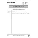 Sharp AR-161 (serv.man170) Technical Bulletin