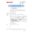 Sharp AR-161 (serv.man45) Technical Bulletin