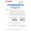 Sharp AR-163 (serv.man48) Technical Bulletin