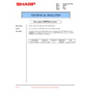 Sharp AR-163 (serv.man52) Technical Bulletin
