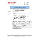 Sharp AR-200 (serv.man72) Technical Bulletin