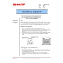 Sharp AR-205 (serv.man72) Technical Bulletin