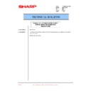 Sharp AR-235 (serv.man101) Technical Bulletin