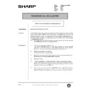 Sharp AR-250 (serv.man92) Technical Bulletin