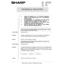 Sharp AR-280 (serv.man142) Technical Bulletin