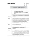 Sharp AR-280 (serv.man162) Technical Bulletin