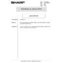 Sharp AR-285 (serv.man157) Technical Bulletin