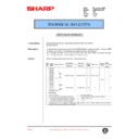 Sharp AR-285 (serv.man57) Technical Bulletin