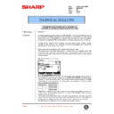 Sharp AR-287 (serv.man76) Technical Bulletin