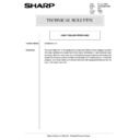 Sharp AR-335 (serv.man156) Technical Bulletin