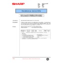 Sharp AR-405 (serv.man78) Technical Bulletin