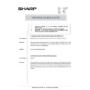 Sharp AR-5040 (serv.man12) Technical Bulletin