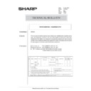 Sharp AR-5040 (serv.man15) Technical Bulletin