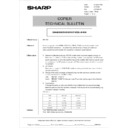 Sharp AR-5040 (serv.man25) Technical Bulletin