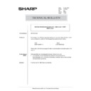 Sharp AR-5040 (serv.man9) Technical Bulletin