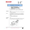 Sharp AR-505 (serv.man101) Technical Bulletin