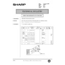 Sharp AR-505 (serv.man108) Technical Bulletin