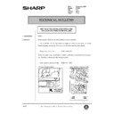 Sharp AR-505 (serv.man111) Technical Bulletin