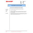 Sharp AR-507 (serv.man22) Technical Bulletin