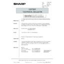 Sharp AR-5132 (serv.man132) Technical Bulletin
