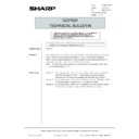 Sharp AR-5132 (serv.man134) Technical Bulletin