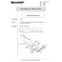 Sharp AR-5132 (serv.man74) Technical Bulletin