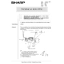 Sharp AR-5132 (serv.man77) Technical Bulletin
