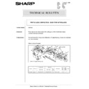 Sharp AR-5132 (serv.man78) Technical Bulletin