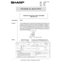 Sharp AR-5132 (serv.man83) Technical Bulletin