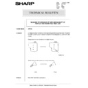 Sharp AR-5132 (serv.man85) Technical Bulletin