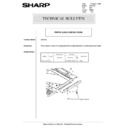 Sharp AR-5132 (serv.man87) Technical Bulletin