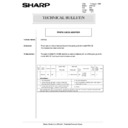 Sharp AR-5132 (serv.man91) Technical Bulletin