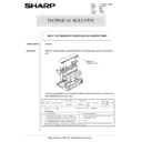 Sharp AR-5132 (serv.man93) Technical Bulletin
