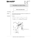 Sharp AR-5132 (serv.man94) Technical Bulletin