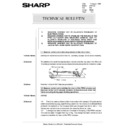Sharp AR-5132 (serv.man95) Technical Bulletin