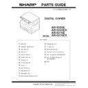 Sharp AR-5320E (serv.man7) Parts Guide