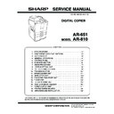 Sharp AR-651 (serv.man23) Service Manual