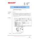 Sharp AR-651 (serv.man30) Technical Bulletin