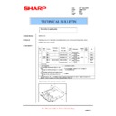 Sharp AR-651 (serv.man33) Technical Bulletin