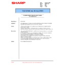 Sharp AR-651 (serv.man50) Technical Bulletin