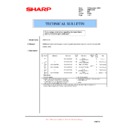 Sharp AR-810 (serv.man47) Technical Bulletin