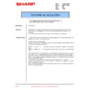 Sharp AR-810 (serv.man56) Technical Bulletin