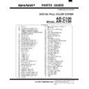Sharp AR-C150 (serv.man6) Parts Guide