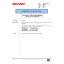 Sharp AR-C150 (serv.man66) Technical Bulletin