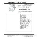 Sharp AR-C160 (serv.man6) Parts Guide