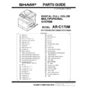 Sharp AR-C170 (serv.man47) Parts Guide